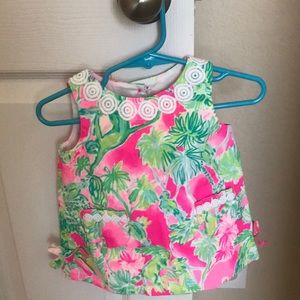 Lily baby dress monkeys and trees